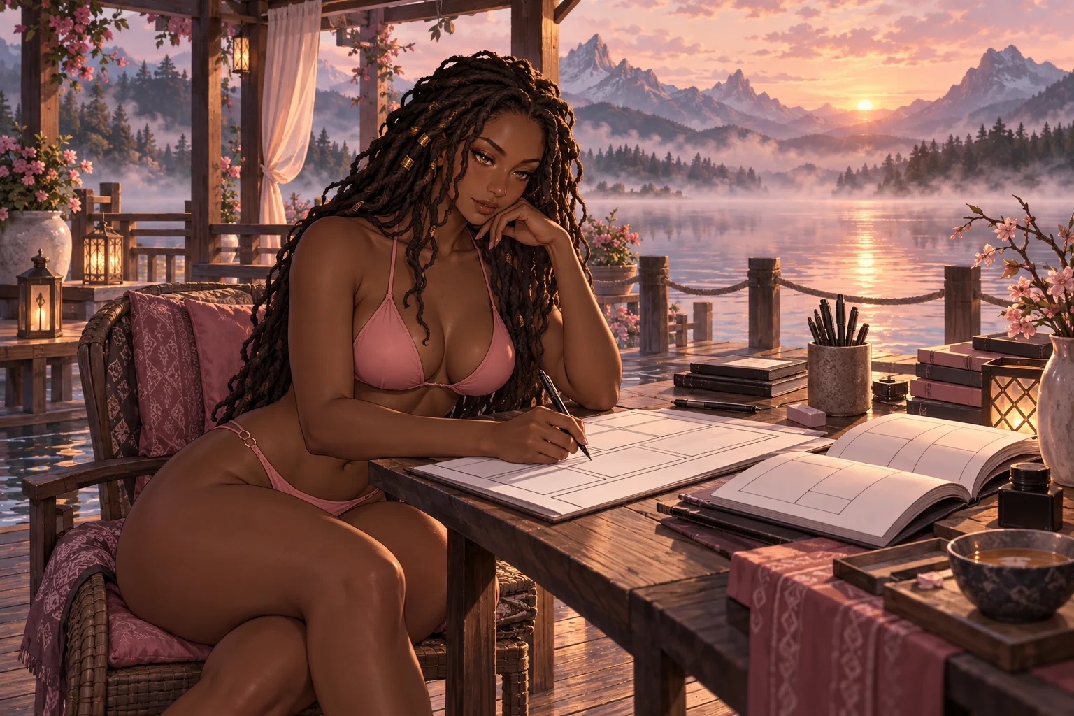 Ilustración editorial de Manhwa hentai: guía de comparación